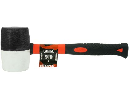 Ciocan din cauciuc, mâner din fibră de sticlă 910 g VERKE V86554