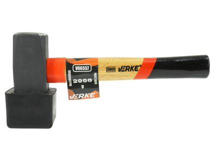 Ciocan de pavaj cu manșon de cauciuc 2000 g VERKE V86557