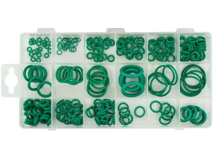 Set inele de etanșare verzi 225 buc VERKE V06732