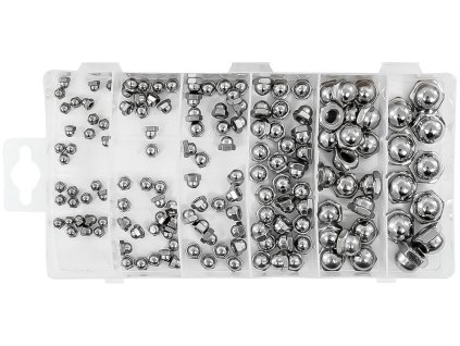 Set piulițe de blocare metrice VERKE M3-M10, 150 buc V06705