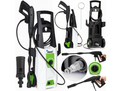 MYJKA CISNIENIOWA 230 BAR MOC 2000W TURBO LANCA ALUMINIOWA POMPA ZESTAW XXL