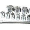 Set de chei tubulare 21 bucăți 3/4" hexagonale 19-50mm, cutie metalică G10112