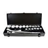 Set de chei tubulare 21 bucăți 3/4" hexagonale 19-50mm, cutie metalică G10112