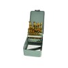 Set de burghie 28 buc 1,5 mm-13 mm HSS TiN GEKO Profi cu cutie metalică G38235