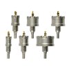 Set de ferăstraie cu carbură de tăiere în metal cu burghiu de titan 6 buc, 22-65mm, G40201