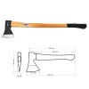 Topor PROFI 1600 g x 32" (mâner din lemn) G72215