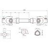 206609 7 hnaci hridel 120 cm roura t g72302
