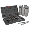 Set de adaptoare lungi pentru șuruburi rupte 11 piese 6-19mm CR-MO T00130