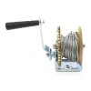 Troliu cu manivelă, troliu manual cu cablu 545 kg 1200lbs, cablu 10m