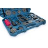 Set pentru repararea și comprimarea pistoanelor de frână 35 piese + cutie.