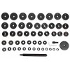 Set de unelte pentru montarea și demontarea rulmenților și a bucșelor, extractor bucșe rulmenți, adaptoare prese 18-74 mm 52 bucăți.