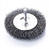 Perie disc de sârmă pentru bormașină, cu ax de 100 mm