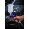 Pistol de vopsit HVLP pentru lăcuire cu regulator, deshidrator și duze