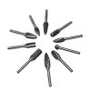 Freze, pilitori rotativi pentru metal, tijă 6mm, set 10buc.