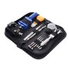Set de unelte pentru repararea ceasurilor și a electronicelor, suport, unelte