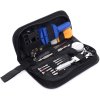 Set de unelte pentru repararea ceasurilor și a electronicelor, suport, unelte