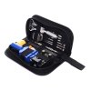 Set de unelte pentru repararea ceasurilor și a electronicelor, suport, unelte