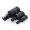 Set adaptor cu articulație, cheie clichet, 1/2" 1/4" 3/8", 3 buc.