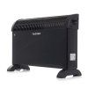 220511 2 elektricky konvektorovy radiator s termostatem turbo ventilator vykon 2000w cerny