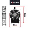 220553 2 plynovy ohrivac vzduchu tagred 15kw s termostatem a lcd displejem hadice reduktor