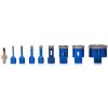 Carote diamantate pentru ceramică, piatră, gresie, faianță 6, 8, 10, 12, 20, 35, 45, 68mm M14, valiză, adaptor, set de 9 bucăți