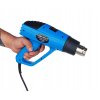 Elektrická horkovzdušná pistole 2000W, 2 rychlosti, 4 trysky, kufřík12