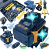 Křížový laser 4D 360° samonivelační se stativem zelený01