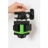 POZIOMICA LASEROWA LASER KRZYZOWY ZIELONY SAMOPOZIOMUJACA 4D 360 2 BATERIE Model OD5072