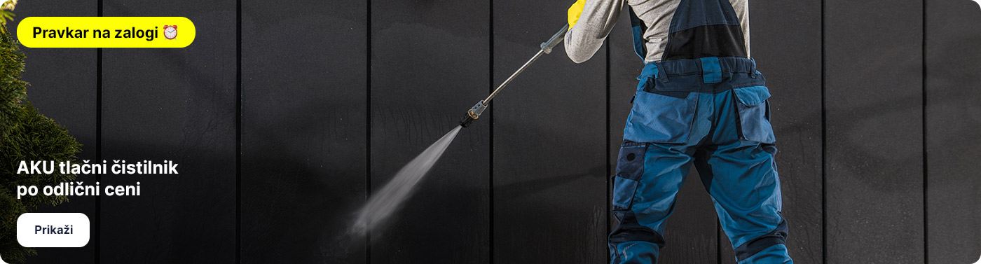 Akumulatorski tlačni čistilec 36V s priborom