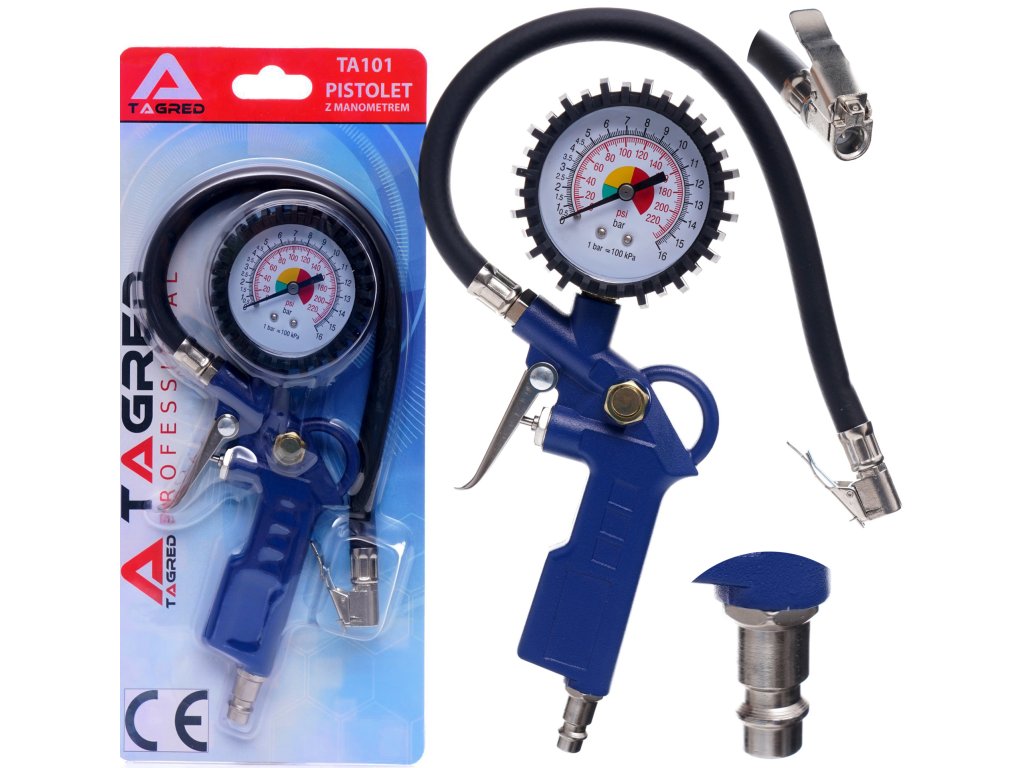 Pištola za polnjenje s manometrom Tagred TA101