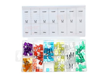 Komplet avtomobilskih varovalk 140 kos mini 3A-30A