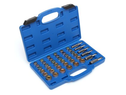 Komplet za popravilo navojev oljne posode, 114 kosov