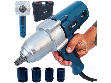 Elektrický rázový utahovák 2200W 4 nástavce + kufřík1