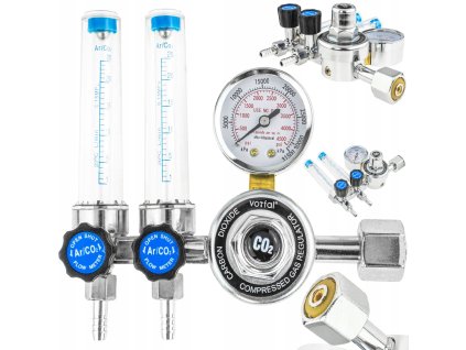REDUKTOR CO2 ARGON ROTAMETR x 2 MIG TIG MAG AR