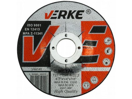 Brusni disk za kov 115x6,4x22,2 VERKE V44140