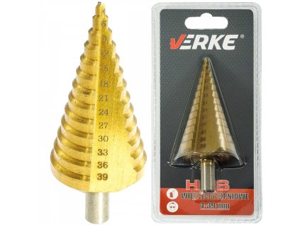 Stopničasti sveder 4-39 mm VERKE V05059