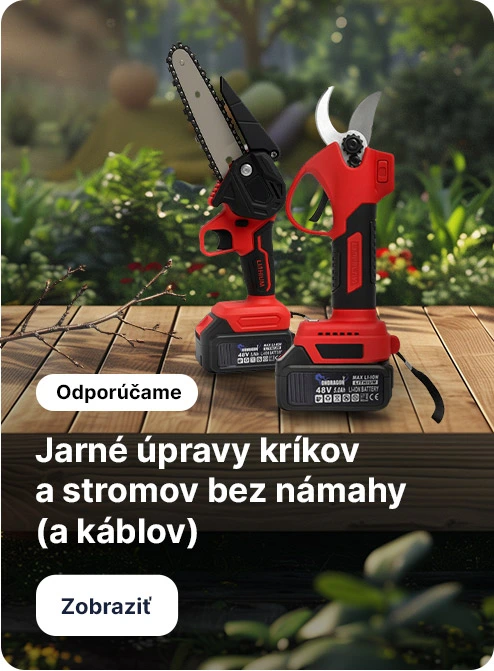 Jarné úpravy kríkov a stromov bez námahy (a káblov)