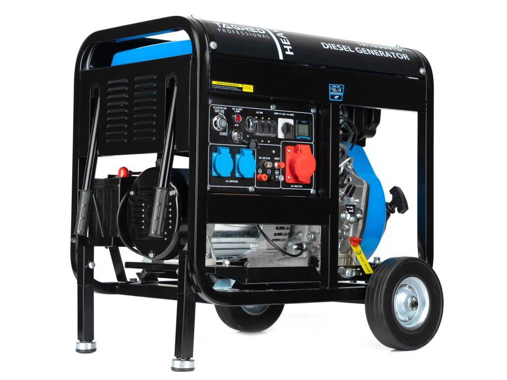 219014 2 dieselovy generator tagred 7000w 230 400v 14hp avr