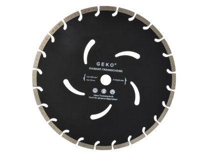 195917 cerny diamantovy kotouc 350x10x25 4mm geko g00297