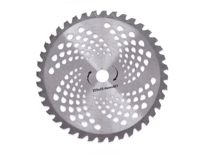 221105 rezny kotouc na krovinorez vidiovy 40 zubu 255 x 25 4 mm