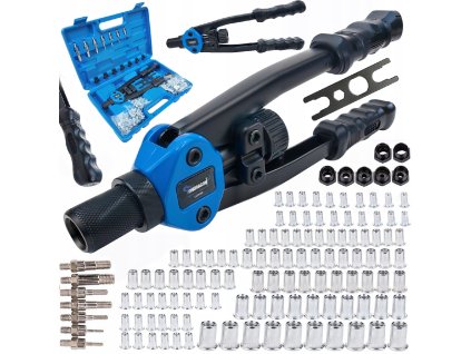 Ruční nýtovačka na nýtovací matice M3 M12, sada 127 kusů + přepravní kufřík01