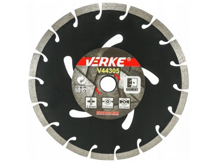 230838 diamantovy kotouc 230x22 2x10 mm segment verke v44305