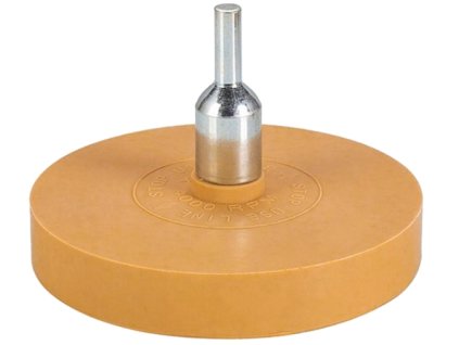 233934 gumovy kotouc na odstranovani lepidla 88x15 s cepem 7 mm verke v06620