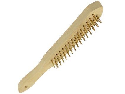 234570 ocelovy kartac dvourady drevena rukojet verke v05288