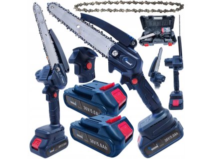 36V PILA LANCUCHOWA AKUMULATOROWA PILARKA 2x AKU AKUMULATOR LANCUCH 8 MOC