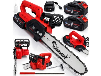 BEZSZCZOTKOWA PILA LANCUCHOWA PILARKA AKUMULATOROWA 12 48V 2x AKU PRO