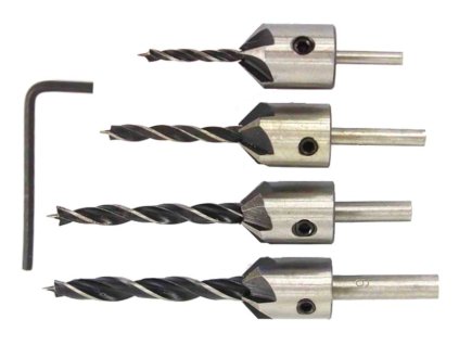 84867 vrtaky do dreva s nastavitelnym zahlubnikem