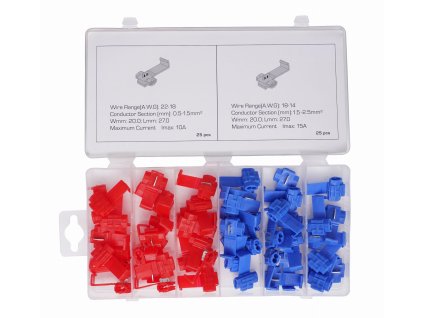 242553 sada rychlospojek na kabely 50 ks kd10481