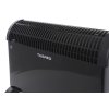 220511 10 elektricky konvektorovy radiator s termostatem turbo ventilator vykon 2000w cerny