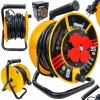 Bubnový prodlužovací kabel 25 m, 3×2,5 mm², 4 zásuvky, IP44, blokace rozvinutí1